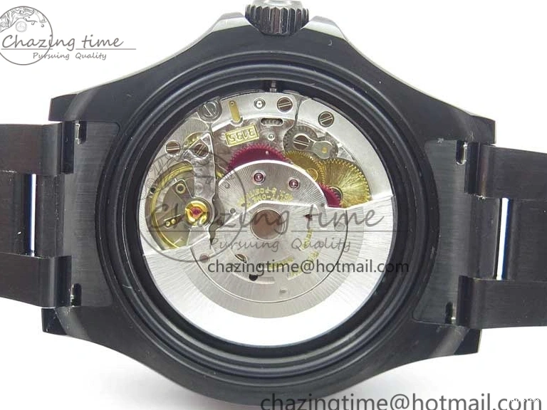 MiroTime 0901 EasyCare Yacht-Master 116622 DLC VRF Best Edition Black Dial on DLC Bracelet VR 2918